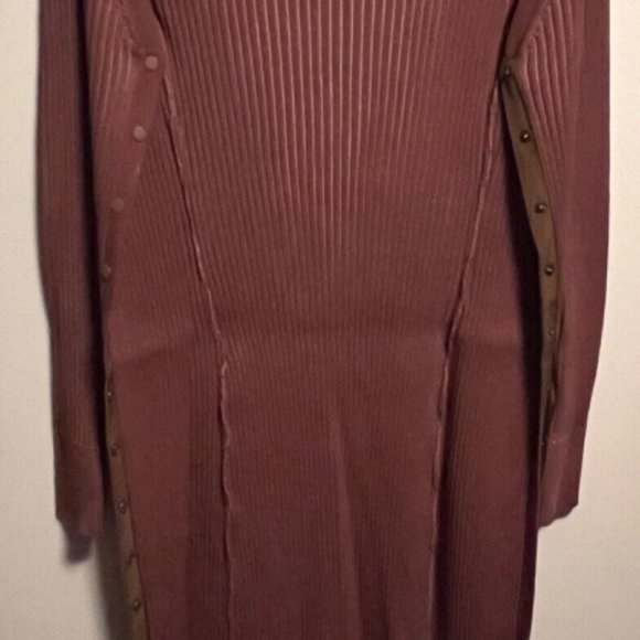 Kookai Sadie Button Midi Dress - Size 1 (38) / Coco - Picture 4 of 6